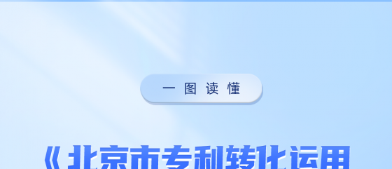 一图读懂《北京市专利转化运用能力提升促进办法（试行）〉》